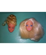 Barbie Doll Heads bundle Pretty Changes &amp; Sweet Heart VGT - £11.70 GBP