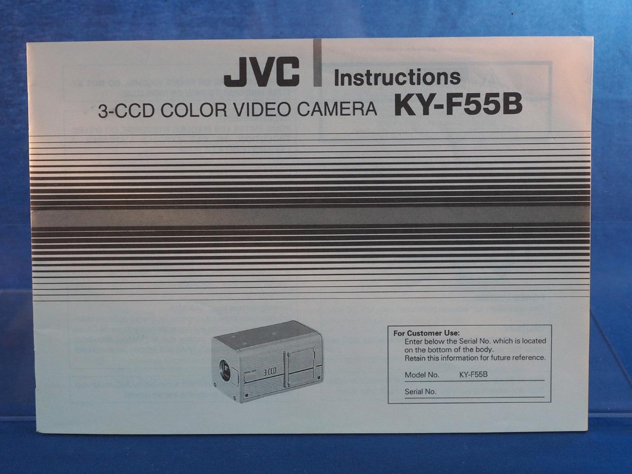 Primary image for JVC 2 Ccd Colore Video Camera Ky F55B Istruzioni Manuale