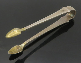 TIFFANY &amp; CO. 925 Sterling Silver - Vintage Petite 2 Tone Serving Tongs - TR2422 - £111.04 GBP