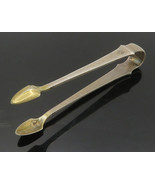 TIFFANY &amp; CO. 925 Sterling Silver - Vintage Petite 2 Tone Serving Tongs ... - $187.56 CAD