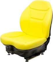 Milsco Brand CR100 Yellow Vinyl Seat and Suspension for Multiple Machines - £392.04 GBP