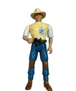 1993 Dr Alan Grant Park Ranger 4.5&quot; Kenner Hasbro 2 Action Figure Jurass... - $18.32 CAD