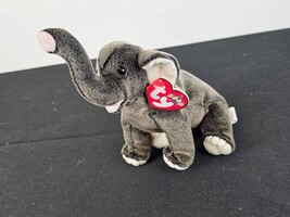 VTG 2000 Ty Beanie Babies Trumpet The Gray Elephant - $4.90