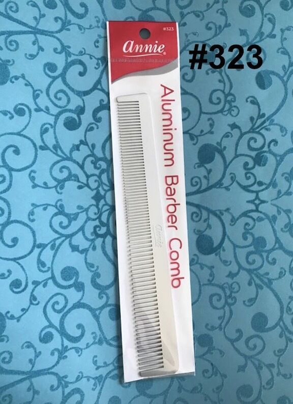 ANNIE ALUMINUM BARBER COMB #323 - $3.99