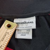 WearGuard Enviro Vac The Clean Company Mens Black & Red Employee Polo Shirt 2XLR image 3