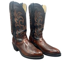 Durango Boot LM504 Men&#39;s Size 8D Black Brown Western Cowboy Boots - £85.05 GBP