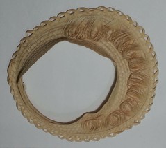 Women Natural Straw Visor size 52 (S)  Handmade in Guatemala #6 - £6.80 GBP