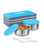 MILTON New Mini Lunch Insulated Tiffin, Set of 2, (280 ml Each), With Jacket, Cy - $727.53 MXN