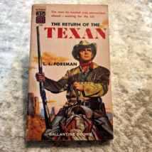 The Return Of The Texan Western Paperback Book by L.L. Foreman Ballantine 1958 - £14.50 GBP