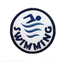 Funny Cute Swimming Camping Badge Embroidered Iron On Patch Child Boy Girl Kid Y - £4.67 GBP