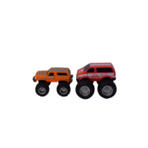 Lot of 2 Vintage McDonald&#39;s Bigfoot Toy Monster Trucks Ford Bronco &amp; Shu... - $206.79 MXN