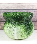 Ebros 7.25&quot;H Ceramic Gourmet Green Savoy Cabbage Utensil Holder Or Flowe... - $602.75 MXN