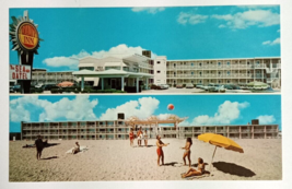 Sea Oatel &amp; Dareolina Cove Restaurant Beach North Carolina NC UNP Postcard 1980 - £4.77 GBP