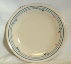 Country Violets Corelle Corning Bread &amp; Butter Plate Blue Flowers Red Do... - £13.15 GBP