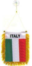 Italy Country Mini Banners - 1 Dozen Pack - £23.88 GBP