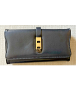 Jolene Couture Black Vegan Leather Women's Clutch Wallet - $11.87