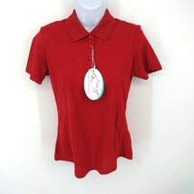 Greg Norman Womens Red Princess Seam Polo Shirt Top XS NWT $45 - £14.16 GBP