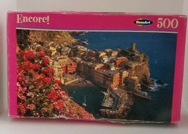 Roseart Encore! Italian Riviera 500 Piece Jigsaw Puzzle 06052 New Bad Box - $9.49