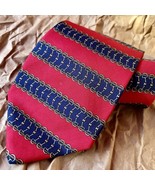 VINTAGE Paolo Gucci Italy Equine Horse Red Geometric Pattern Silk Neck T... - $189.25 CAD