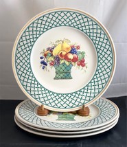 Set of 4 Villeroy &amp; Boch BASKET Dinner Plates - £81.90 GBP