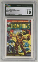 GEM MINT CGC 10 Marvel Card 1st Issue Cover Champions #1 Ghost Rider Black Widow - $49.49