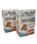 2 Packs Nut Roll Protein Bar Skippy  Peanut Butter Flavored 15 Protein Bars - $46.25