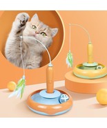 2 In 1 Turntable Feather Cat Toy - $476.37 MXN
