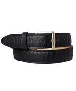 Black Western Cowboy Belt Full Ostrich Leg Print Leather Removable Buckl... - €25,92 EUR