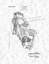 Automobile Patent Print - Gunmetal - $7.95+