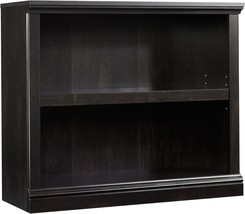 Sauder Miscellaneous Storage 2-Shelf Bookcase/ Book Shelf, Estate Black Finish - £89.63 GBP