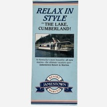 Vtg 1980&#39;s Jamestown Marina Travel Brochure Lake Cumberland Kentucky 8.5... - £7.44 GBP