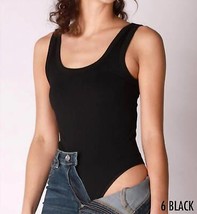 Nikibiki ribbed scoop bodysuit in Black - size One Size - £23.67 GBP