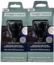 2 Pack Yankee Candle Car Powered Fragrance Kit Midsummer&#39;s Night Diffuser - £23.97 GBP