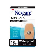 Nexcare Max Hold Waterproof Bandages, Stays On for 48 Hours, Flexible Ba... - £11.79 GBP