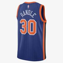 Men&#39;s Julius #30 Randle City Basketbsall Jersey Blue 2024 - £27.96 GBP