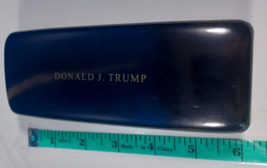 Hard Clam Shell Eyeglasses Glasses Black Case 6 1/2 inch donald j. trump brand - $5.94