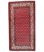 Handmade vintage Indian Seraband rug 2.4&#39; x 4.5&#39; (74cm x 140cm) 1970s - ... - $442.75 CAD