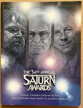 *THE 34TH ANNUAL SATURN AWARDS Guillermo del Toro, Robert Halmi Sr &amp; Jr ... - £27.56 GBP