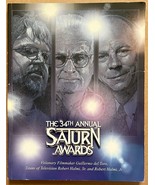 *THE 34TH ANNUAL SATURN AWARDS Guillermo del Toro, Robert Halmi Sr &amp; Jr ... - $35.00