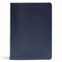 CSB She Reads Truth Bible, Navy LeatherTouch®, Black Letter, Full-Color Design, - £30.48 GBP
