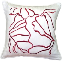 Summer Breeze Red 20x20 Throw Pillow, with Polyfill Insert - £39.92 GBP