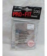 Pack Of (11) Ultra Pro Clear Standard Pro-Fit Sleeves 64 X 89mm - $6.92