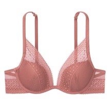 Incredible by Victoria’s Secret Lightly-Lined Lace Plunge Bra Size 32DDD... - £37.43 GBP