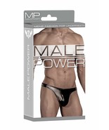 MALE POWER LIQUID ONYX CLASSIC THONG BLACK SIZE MEDIUM - $30.25 CAD+