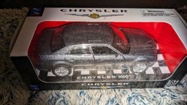New Ray 1/34 Diecast 2004 Chrysler 300C Gray W/ Pull Back Action City Cr... - £30.06 GBP