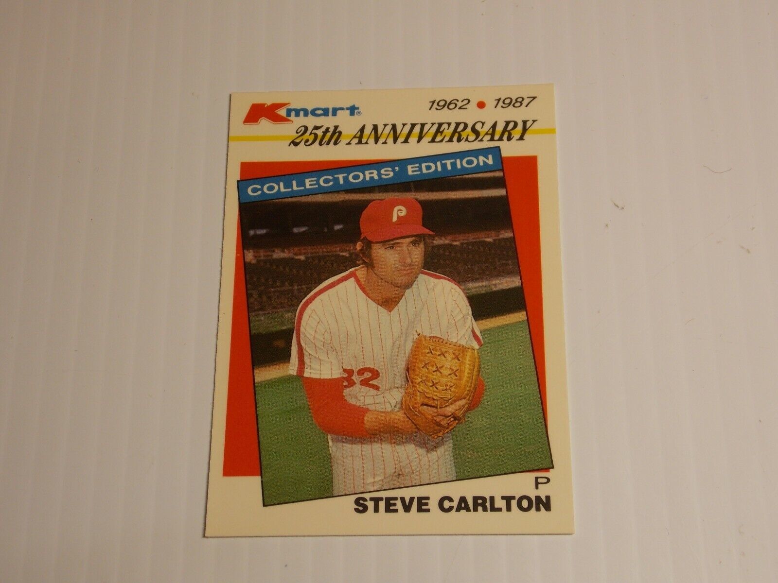 Primary image for 1987 Topps Kmart 25th Anniversary Steve Carlton #15 Philadelphia Phillies