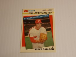 1987 Topps Kmart 25th Anniversary Steve Carlton #15 Philadelphia Phillies - £1.19 GBP