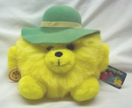 Russ Stepping Out Funny Yellow Rhonda Bear W/ Hat 5&quot; Plush Stuffed Animal Toy - £15.51 GBP