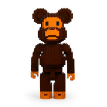 Baby Milo Bearbrick Brick Sculpture (JEKCA Lego Bricks) DIY Kit - £73.66 GBP