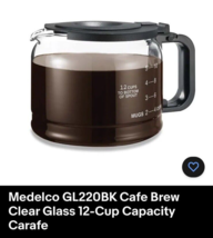 Medelco ‎GL220-BL-4 Carafe - Clear - $182.29 MXN